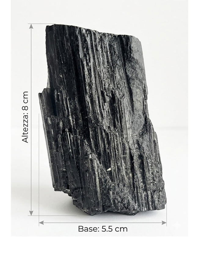 Tormalina Nera Grezza  – Esemplare Massiccio da Collezione – 523g