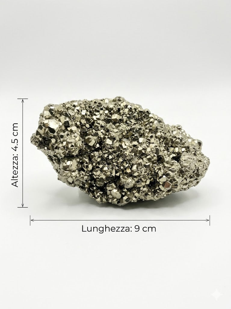 Pirite Grezza del Perù – Qualità AAA (441g)