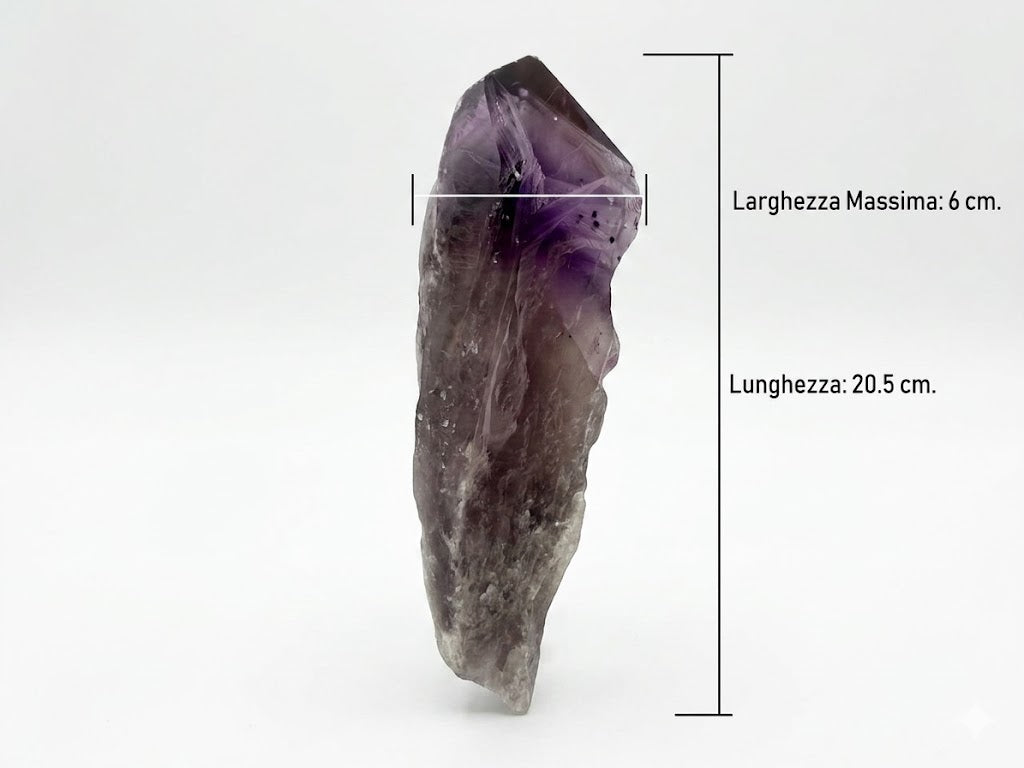 Punta (o spuntone) di ametista naturale 500 g