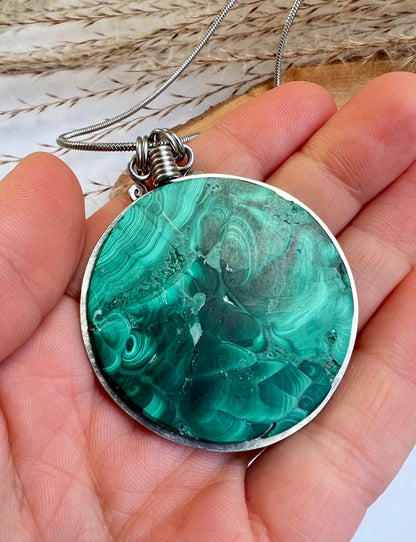 Collana con Malachite alta qualità - Collana Malachite Floresta