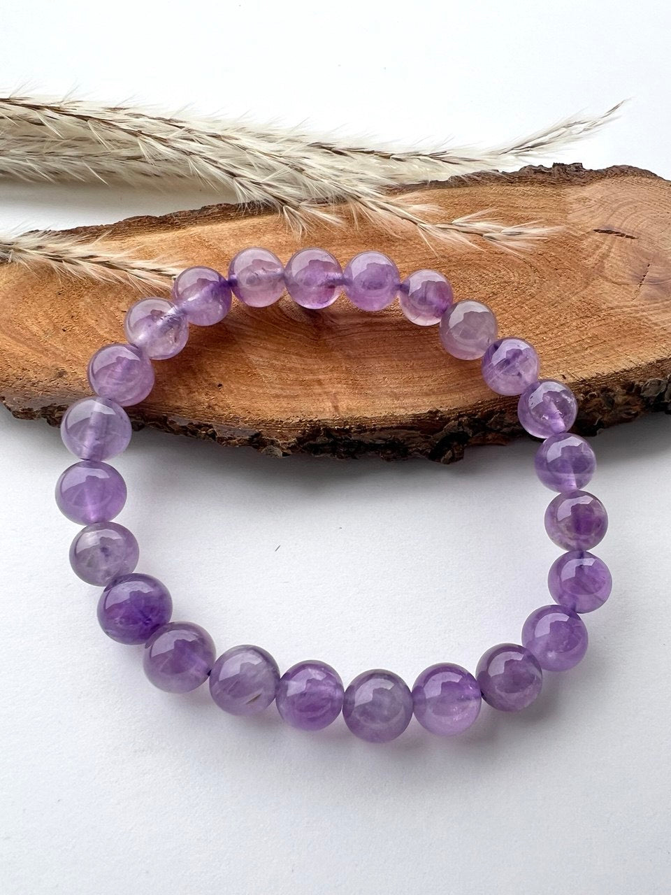 Bracciale di Ametista a Sfere: Eleganza in Diverse Misure