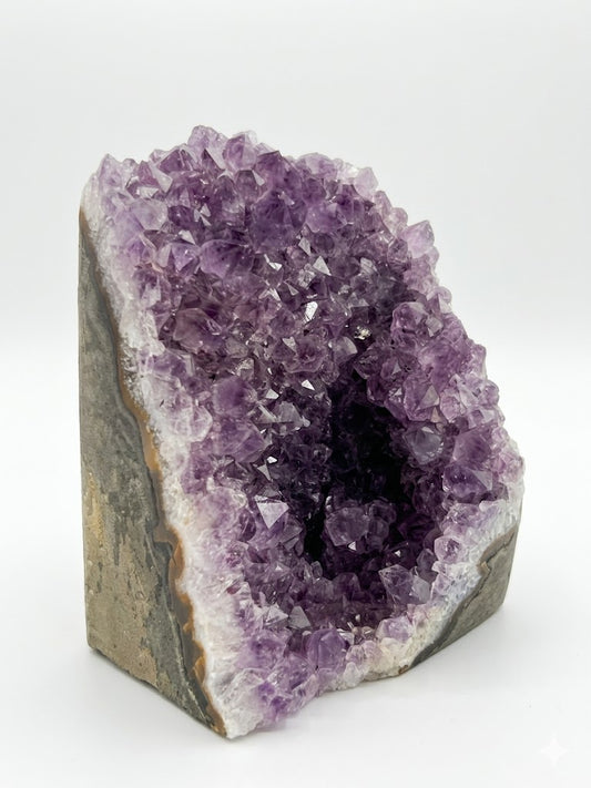 Drusetta di Ametista Naturale - Un Cuore Viola (429 g)