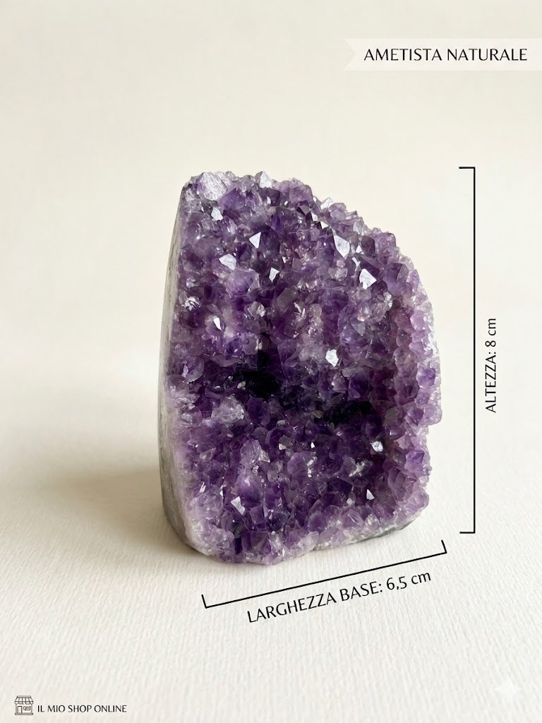 Drusa di Ametista Naturale – Pezzo Unico da Collezione e Arredo (522g)