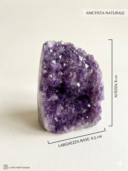 Drusa di Ametista Naturale – Pezzo Unico da Collezione e Arredo (522g)