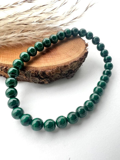 Bracciale di Quarzo Malachite: Eleganza in Diverse sfumature