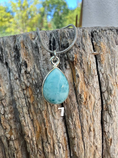 Collana "Oceano di Larimar" – Un frammento di mare al tuo collo