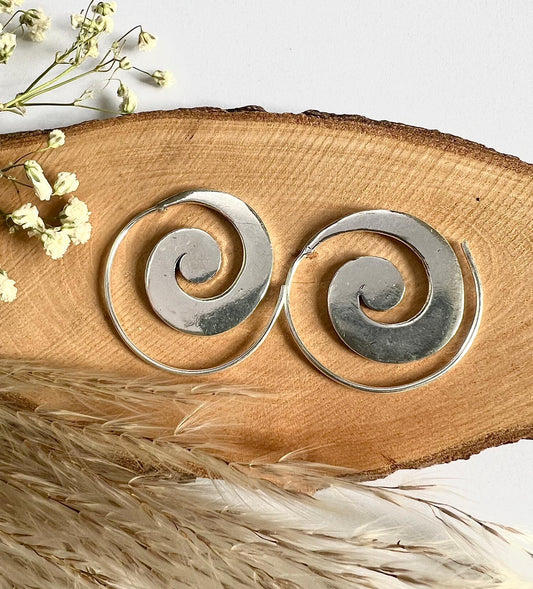 Orecchini Spirale d’Argento