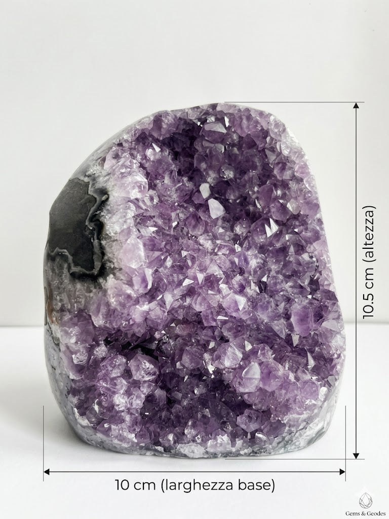 Drusa di Ametista Naturale – Un Cuore di Cristallo Profondo (1,2 kg)