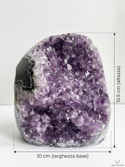Drusa di Ametista Naturale – Un Cuore di Cristallo Profondo (1,2 kg)