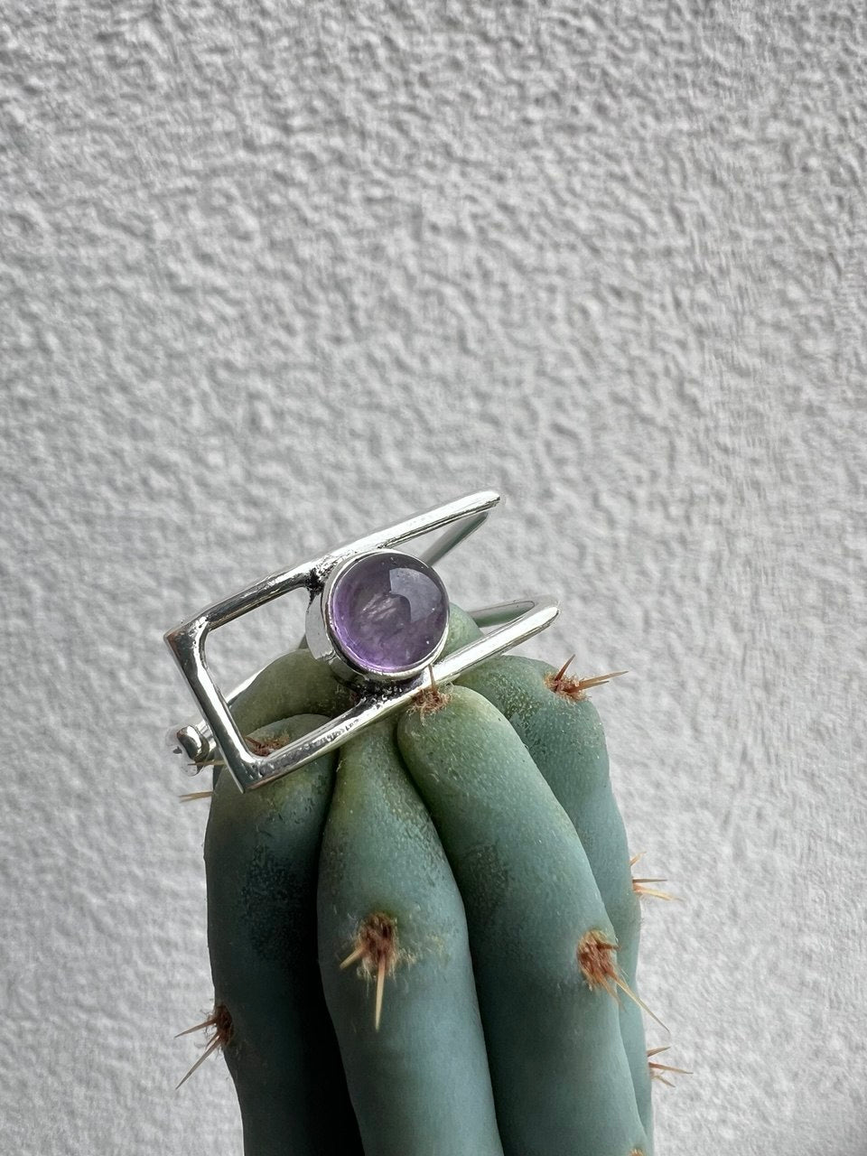 Anello Minimalist con Pietre Naturali – Finitura Argento 925 – Misura Regolabile