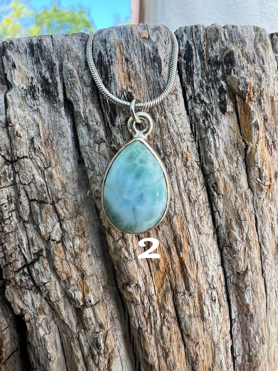 Collana "Oceano di Larimar" – Un frammento di mare al tuo collo