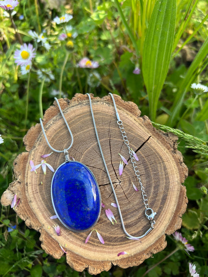 Collana con Lapislazzuli qualità superiore con costellazione di Pirite dorata