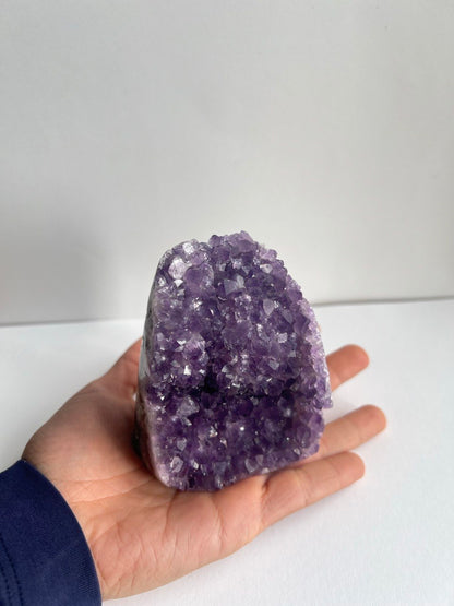 Drusa di Ametista Naturale – Pezzo Unico da Collezione e Arredo (522g)