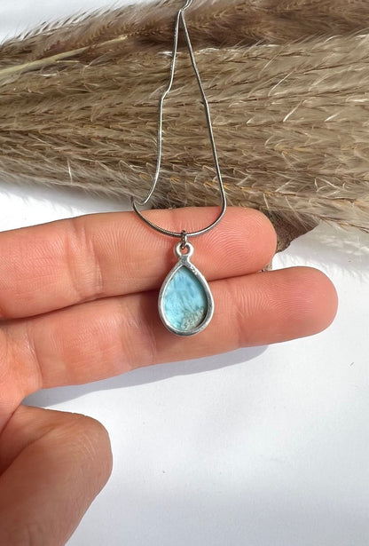 Collana "Oceano di Larimar" – Un frammento di mare al tuo collo