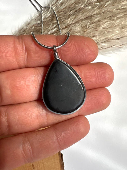 Collana "Equilibrio" in Shungite – Protezione