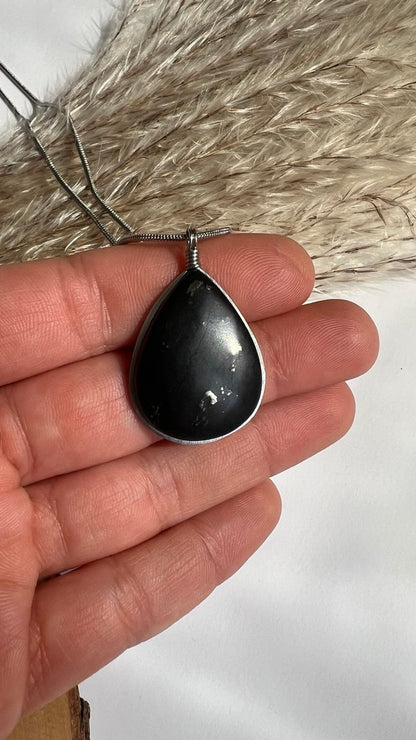 Collana "Equilibrio" in Shungite – Protezione