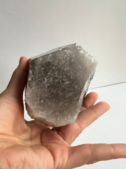 Magnifica Punta di Quarzo Fumè – Trasparenza e Solidità – 876g
