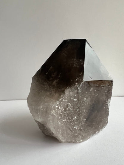 Magnifica Punta di Quarzo Fumè – Trasparenza e Solidità – 876g
