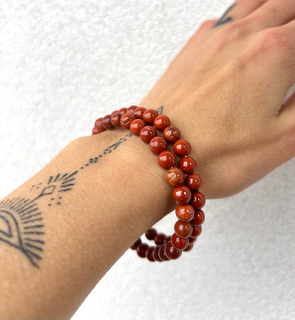 Bracciale di Diaspro a Sfere 0.4mm