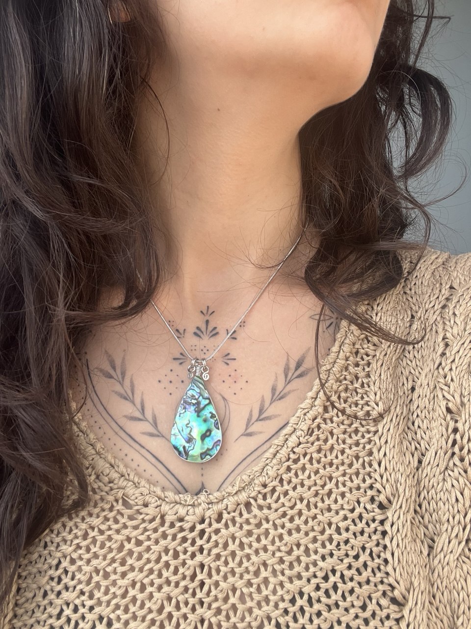 Collana con Abalone dall'Oceano Indiano