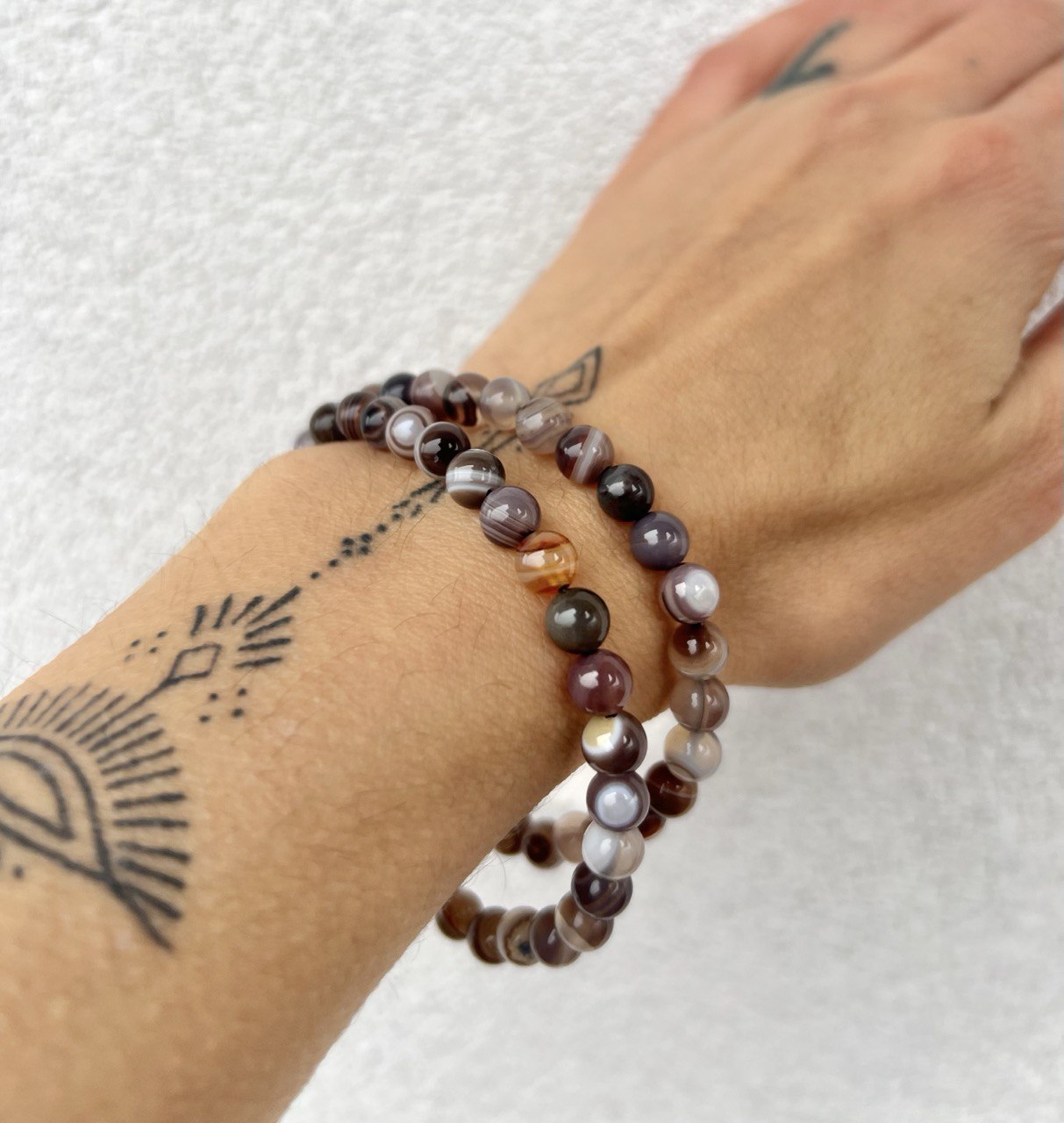 Bracciale di Agata a Sfere 0.5mm