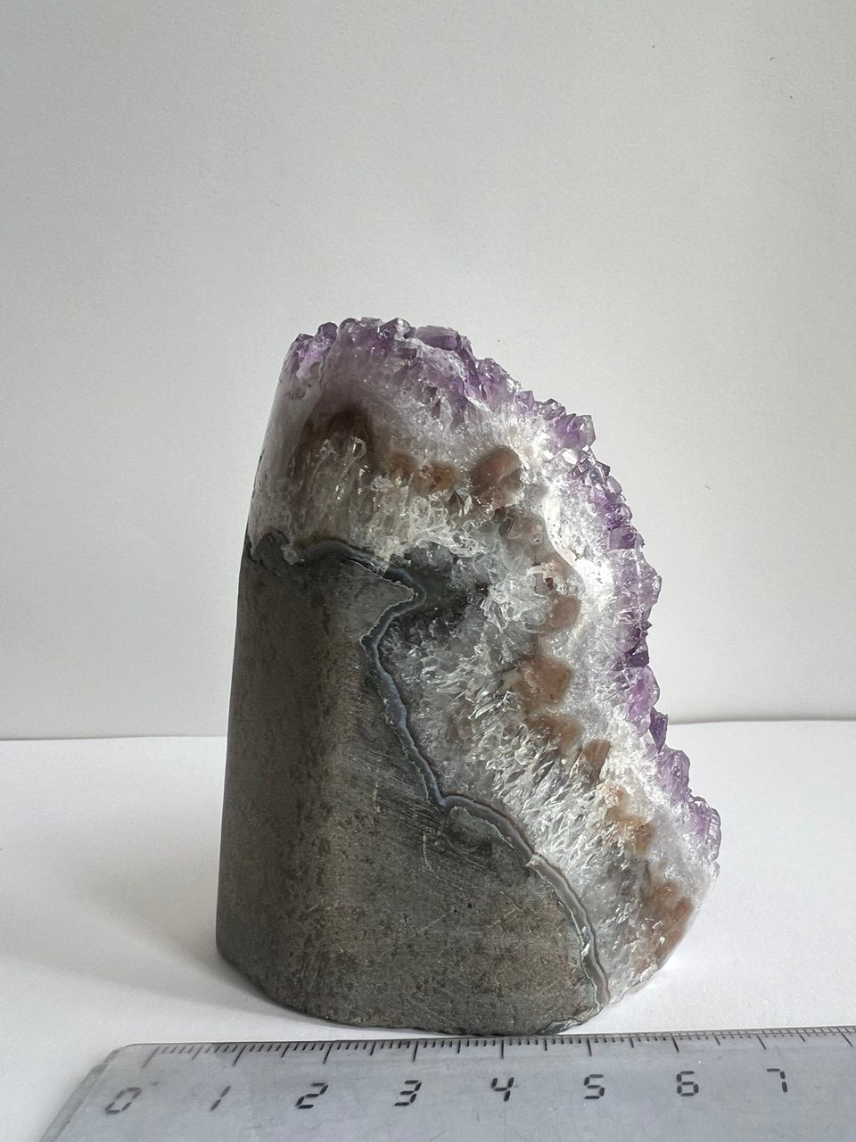 Drusa di Ametista Naturale – Pezzo Unico da Collezione e Arredo (522g)