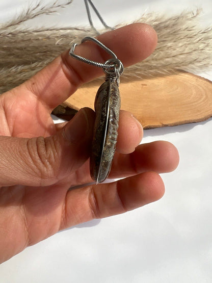 Collana Ammonite Fossile