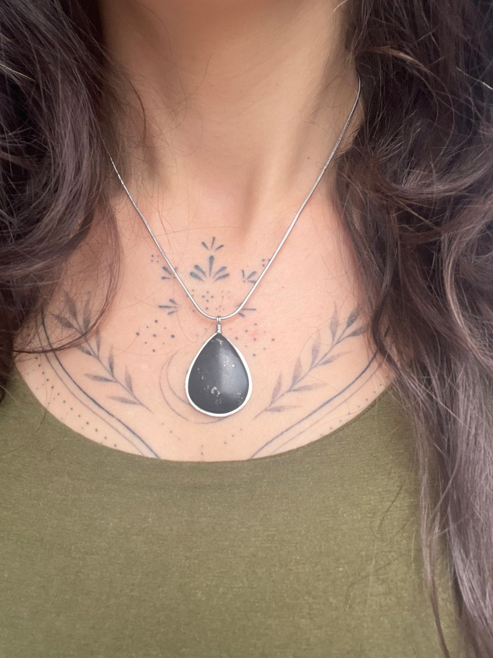 Collana "Equilibrio" in Shungite – Protezione
