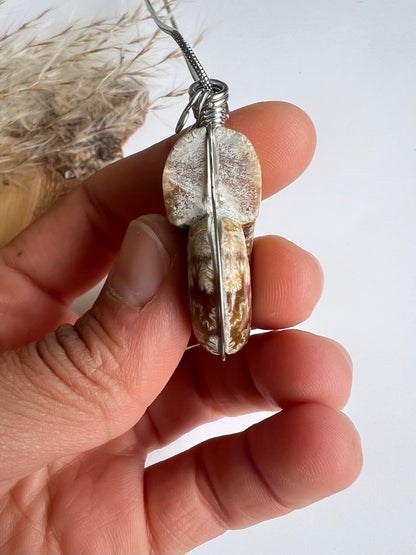 Collana Ammonite Fossile