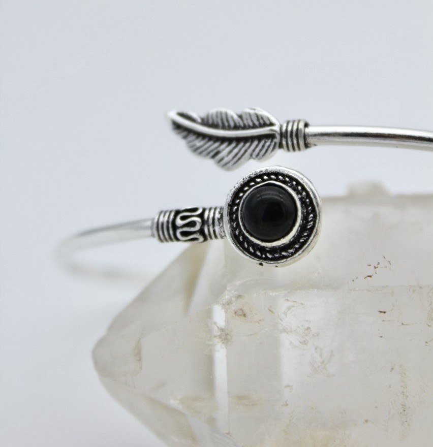 Bracciale rigido Piuma di Libertà