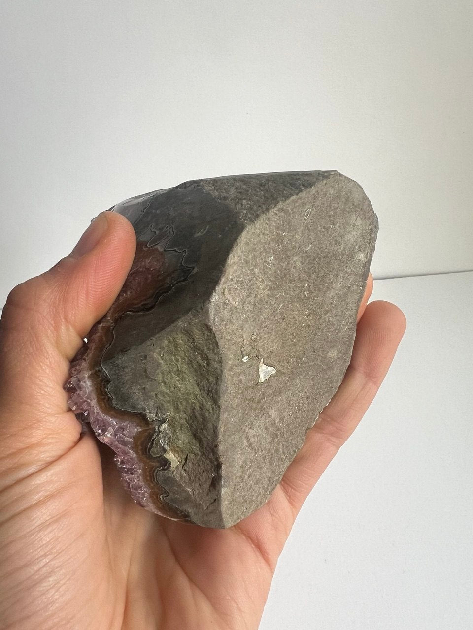 Splendida Drusa di Ametista - Cristalli Extra Fitti  (536 g)