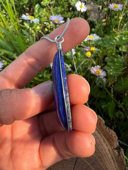Collana con Lapislazzuli qualità superiore con costellazione di Pirite dorata