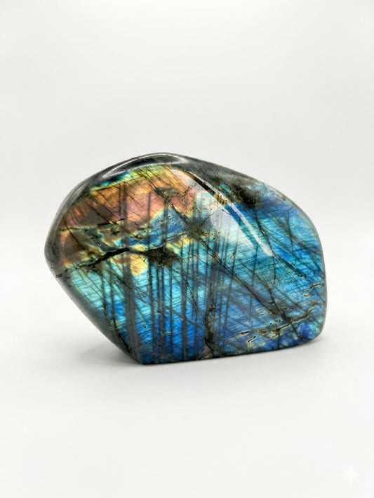 Labradorite naturale  (522 g) Labradorescenza multicolore