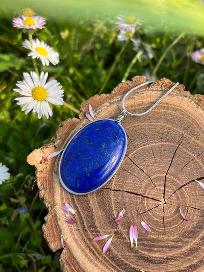 Collana con Lapislazzuli qualità superiore con costellazione di Pirite dorata