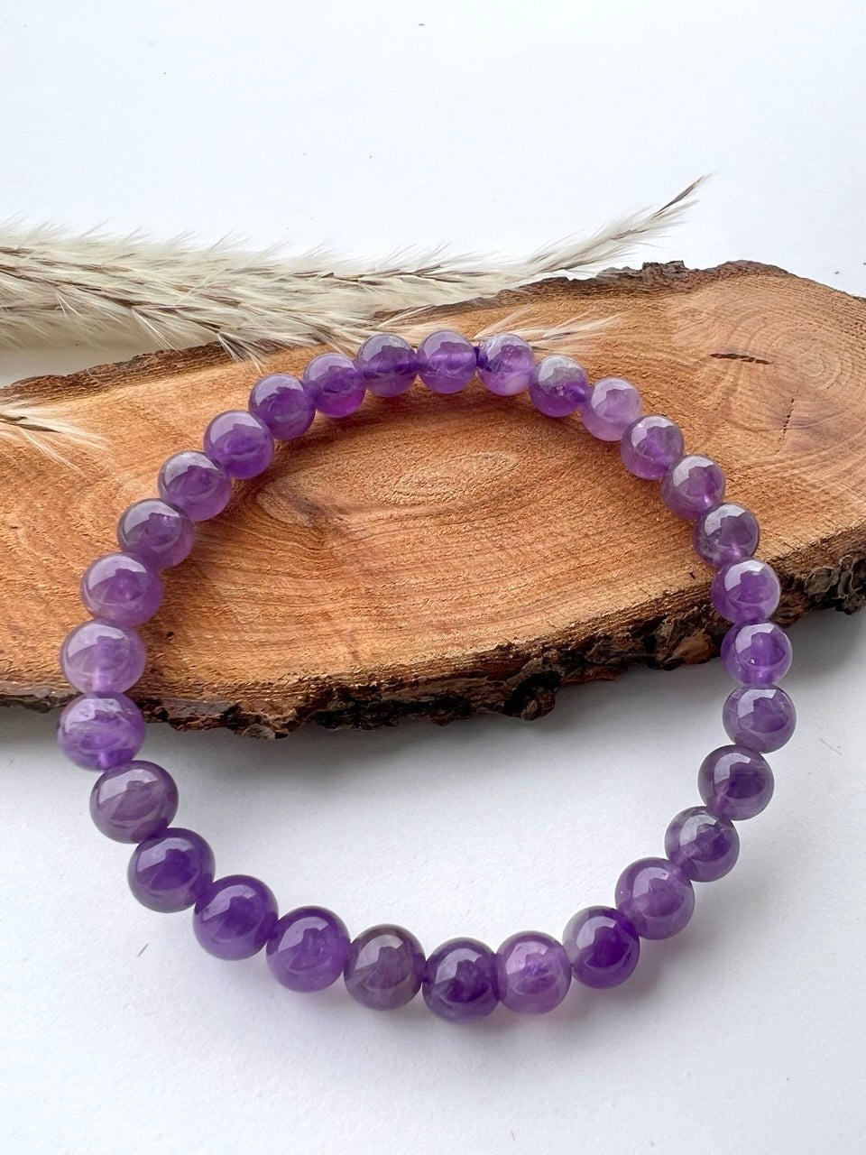 Bracciale di Ametista a Sfere: Eleganza in Diverse Misure