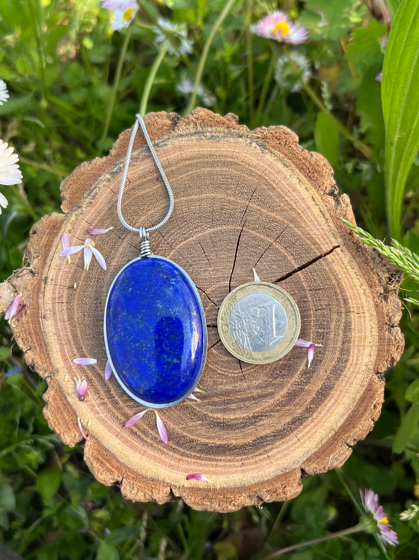 Collana con Lapislazzuli qualità superiore con costellazione di Pirite dorata