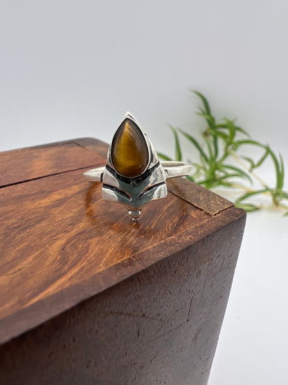 Anello Totem con Pietra Naturale