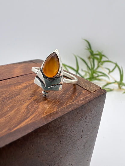 Anello Totem con Pietra Naturale
