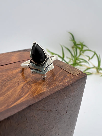 Anello Totem con Pietra Naturale