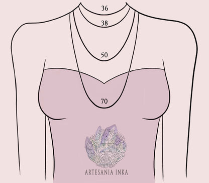 Collana in Labradorite arcobaleno